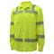 Gss Safety Premium Class 2 Brilliant Vest, Lime, L 2701-LG - alternate 3