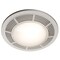 Broan Ceiling Bathroom Fan, 100 cfm cfm, 4 in Duct Dia., 120V AC, Yes 750