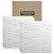 Genesis Drifts Ceiling Tile, 24 in W x 24 in L, 12 PK 75100 - alternate 1