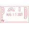 2000 Plus Self-Inking Paid and Date Stamp 011093 - alternate 3