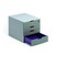 Durable Office Products Desk Storage, 4 Drawer Box Locks Top Draw 760627 - alternate 9