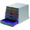 Durable Office Products Desk Storage, 7 Drawer Box, Gray/Multi 760727 - alternate 4