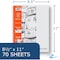 Whitelines Case of Whitelines Spiral Wirebound Graph Ruled Notebooks, Gray Paper, 11" x 8.5" 70 Sheets, PK12 17001CS - alternate 4