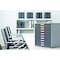 Durable Office Products Desk Storage, 10 Drawer Box, Gray/Multi 761027 - alternate 5