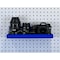 Triton Products 12 In. W x 6 In. D Blue Epoxy Coated Steel Shelf for 1/8 In. and 1/4 In. Pegboard 76126 - alternate 3