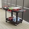 Rubbermaid Commercial Adaptable-Design Utility Cart with Deep Lipped Plastic Shelves, Structural Foam, 2 Shelves, 36 in H 1997208 - alternate 6