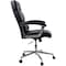 Lorell Executive Chair Leather High-Back ChairBlack Back, Fixed Arms, 18-1/2" to 22-1/2" Height, Leather LLR20018 - alternate 9