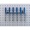 Triton Products 8-1/8 In. W Steel Multi-Prong Tool/Wrench Holder for 1/8 In. and 1/4 In. Pegboard, PK5 76660 - alternate 6