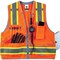 Ergodyne Orange Type R Class 2 Heavy-Duty Surveyo, solid polyester front and a 100% polyester mesh back 8254HDZ - alternate 10