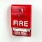 Edwards Signaling Chime Strobe, Marked Fire, Red EG1RF-CVM - alternate 2