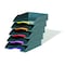 Durable Office Products Letter Tray Set, Gray/Multicolor 770557 - alternate 3