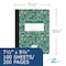 Winnable Case of Green Marble Comp Notebooks, 5x5 Graph Ruled, 100 sht, 15 lb Paper, 9.75"x7.75", Hard Cover, PK24 77255cs - alternate 6