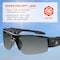 Ergodyne DAGR-AF, Safety Glasses, Anti-Fog, Smoke Lens, Matte Black Frame, Half-Frame DAGR-AF - alternate 4