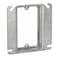 Raco Mud Ring, 1 Gang, Galvanized Zinc, Square Box Type 773 - alternate 2