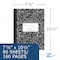 Roaring Spring Case of Signature Black Marble Composition Notebooks, Unruled Blank, 80 sht, Oversized 10.25"x7.88", PK24 77479cs - alternate 2
