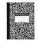 Roaring Spring Case of Black Marble Comp Notebook, College Ruled, 80 sht, Oversized 10.25"x8", Flexible Covers, PK48 77481cs - alternate 1