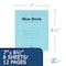 Roaring Spring Case of Exam Blue Books, 8.5" x 7", 6 Sheets/12 Pages, Wide Ruled with Margin, PK1000 77511cs - alternate 5