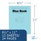 Roaring Spring Case of Exam Blue Books, 11" x 8.5", 12 Sheets Pages, Wide Ruled with Margin, PK300 77519cs - alternate 2