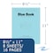 Roaring Spring Case of Recycled Exam Blue Books, 8.5"x11", 8 Sheets/16 Pages, Wide Ruled with Margin, PK500 77609CS - alternate 5