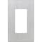 Lutron Designer Wall Plates, Number of Gangs: 1 Plastic, Satin Finish, Stainless Steel CW-1-SS - alternate 2