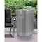 Commercial Zone Products 40 gal Recycling Bin, Silver, Stainless Steel 782429 - alternate 2
