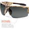 Ergodyne Dagr, Safety Glasses, Anti-Fog & Anti-Scratch, Smoke Lens, Kryptek Highlander Frame, Half-Frame DAGR-AFHI - alternate 2