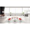 Kfi Kool Beam Seat Beam Seating, Gray Back, 47 in W 22â€ L 31â€ H, Polypropylene Seat 2300BEAM2-BP13-SP08 - alternate 2