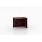Boss Desk Return Reversible Return, 42" x 20", Mahogany, 20 in D X 29-1/2 in H, 42 in W X Wood N191-M - alternate 2