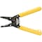 Ideal Electrical T-5 Wire Strippers, 10 - 18 AWG Solid, 12 - 20 AWG Stranded, Plier Nose, Yellow 45-120 - alternate 7