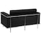 Flash Furniture Sofa, 33" x 31-1/2", Upholstery Color: Black ZB-LESLEY-8090-SOFA-BK-GG - alternate 5