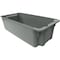 Mfg Tray Hang & Stack Storage Bin, Fiberglass reinforced thermoset composite, Green, 11.375 in W 790608 GN - alternate 2
