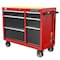 Craftsman S2000 Rolling Tool Cabinet, 6 Drawer, Black/Red, Steel, Wood, 41 in W x 18 in D x 34 in H CMST34062RB - alternate 2