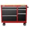 Craftsman S2000 Rolling Tool Cabinet, 6 Drawer, Black/Red, Steel, Wood, 41 in W x 18 in D x 34 in H CMST34062RB - alternate 4