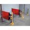 Shaver Industries Weld Screen, PVC, 20 ft W., 5.5 ft H., 13 oz/sq yd, 140  Degrees F Withstand Temp., Orange 628242430135 - alternate 5