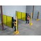 Shaver Industries Weld Screen, PVC, 20 ft W., 5.5 ft H., 13 oz/sq yd, 140  Degrees F Withstand Temp., Yellow 628242430159 - alternate 2