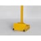 Shaver Industries Mobile Base and Post, 10" H, 20" L, Yellow RWS-MP1 - alternate 2