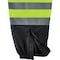 Ergodyne Black Bottom Hi-Vis Pants, Lime, 4XL/5XL 8910BK - alternate 4