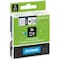 Dymo Adhesive Label Tape Cartridge 1/2" x 23 ft., Black/White 45013 - alternate 5