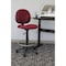 Boss B1690 Drafting Stool, Black Seat, Black Back, 25" W 25" L 49-1/2" H, Armless, Vinyl Seat B1690-CS - alternate 2