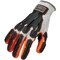 Ergodyne Impact Gloves, Level 5, Gray/Orange, PR 922CR - alternate 2