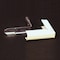 Legrand External Elbow Raceway, 700 Series, 1 Channel, 3/4 in W, 0.66 in H, 2-3/4 in L, Ivory V718 - alternate 2