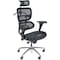 Mooreco Mesh Task Chair, 18" to 21", Adjustable Arms, Black 34729 - alternate 4