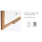 Ghent Porcelain Whiteboard, 48.5"x48.5", Porcelain, 48-1/2", 48-1/2", White M1W-44-4 - alternate 2