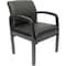 Boss Guest Chair, Black Seat, Black Back, 23 in W 27" L 34" H, Fixed, Vinyl Seat B9580BK-BK - alternate 2