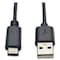 Tripp Lite USB 2.0 Cable, Hi-Speed, Type A-C, M/M, 6ft U038-006 - alternate 2