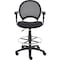 Boss Mesh Drafting Stool W/ Adjustable Arms B16216 - alternate 4