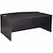 Boss Desk Shell Bow Front Desk Shell, Mocha, 71"Wx36/41"Dx, 71" W X N189-MOC - alternate 2