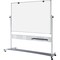 Mastervision Dry Erase Board, Steel, 80 in, 76 in, Aluminum Frame, White, Matte QR5507 - alternate 4
