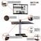 Victor Technology Electric Single Monitor Standing Desk Electric Sit-Stand Desk, 23 in D X Yes H, 28 in W X DC400 - alternate 5