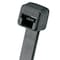 Panduit Cable Tie, 14-1/2 in L, 4 in Max Bundle Dia., Black, Nylon 6/6, 50 lb Strength, 1000 PK PLT4S-M30 - alternate 2